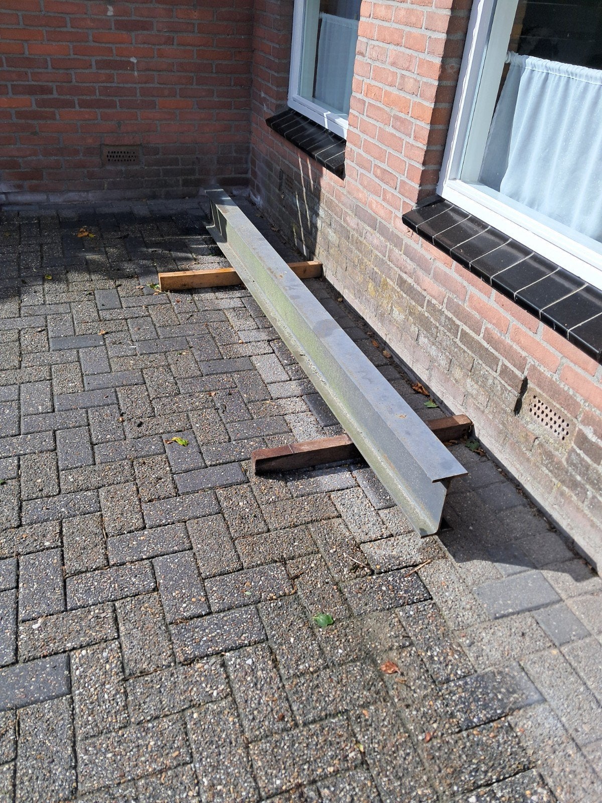 Stalen constructiebalk, Doe-het-zelf en Verbouw, Ophalen of Verzenden, Gebruikt, IJzer