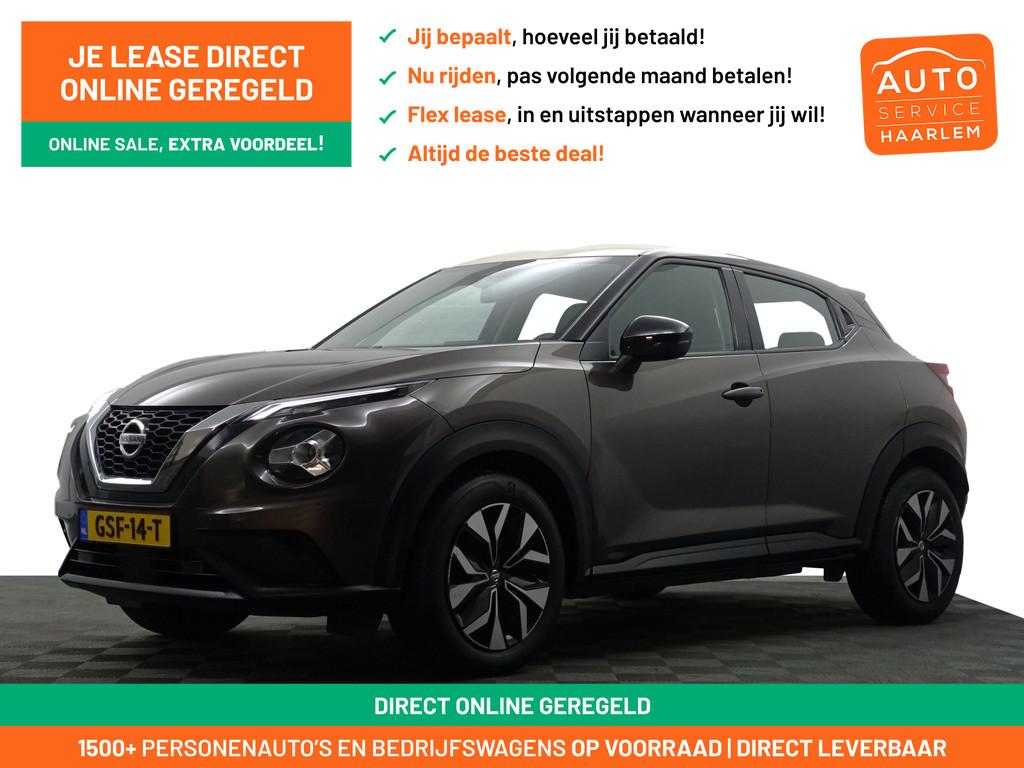 Nissan Juke 1.0 DIG-T Tekna Aut- Xenon Led, Camera, Stoelver, Stof, 116 pk, Origineel Nederlands, Bedrijf