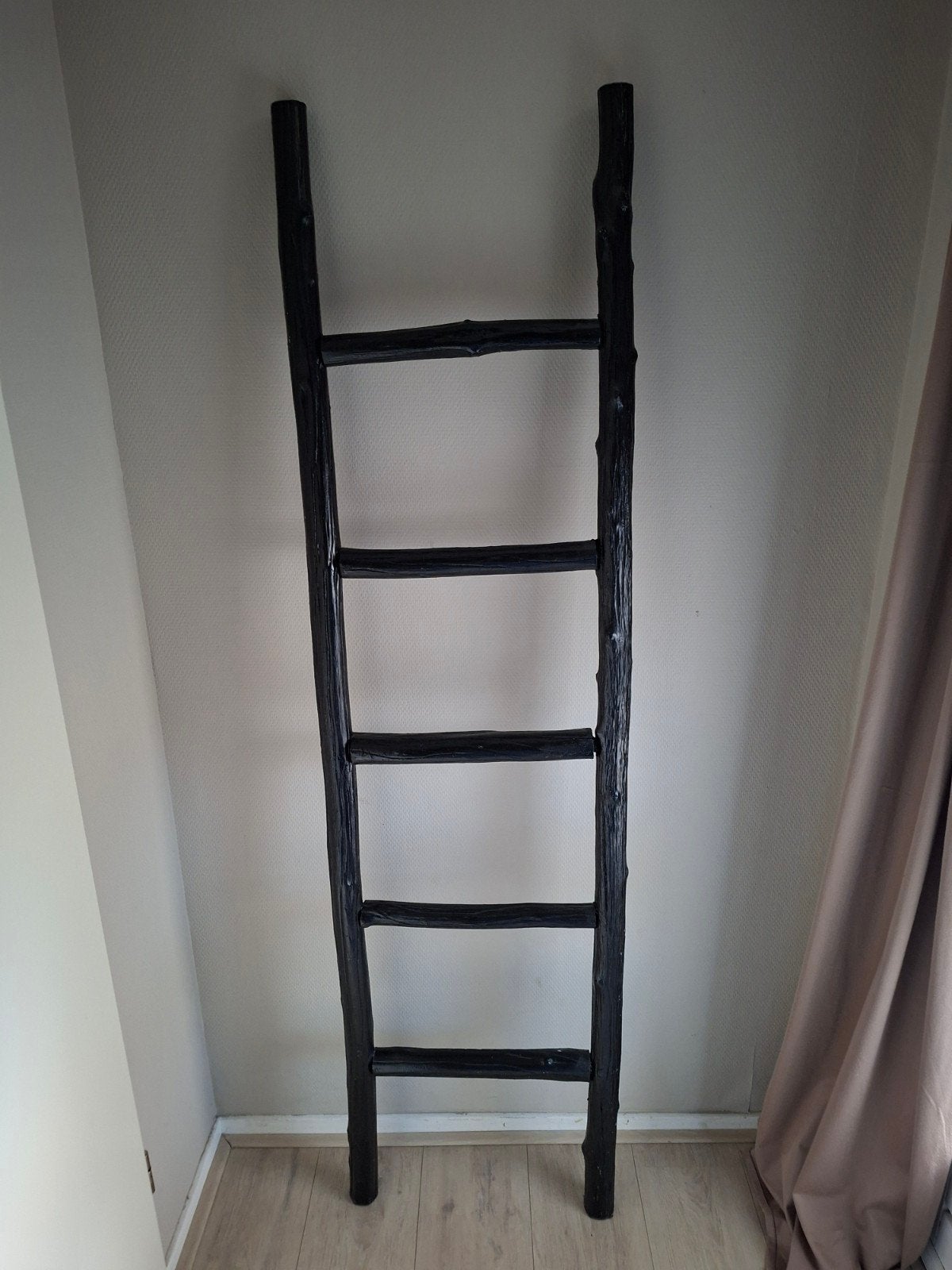Zwarte decoratieve ladder - 1.70m hoog, 45cm breed, Huis en Inrichting, Ophalen, Zo goed als nieuw, Zwart, Hout