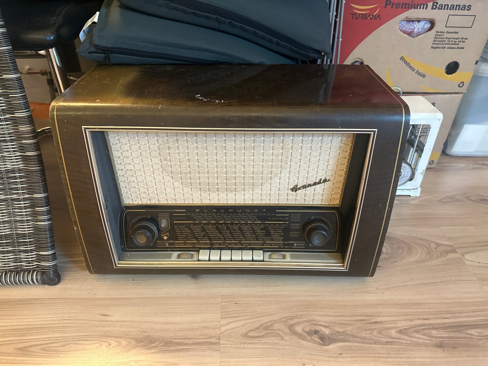 Vintage Blaupunkt Granada buizenradio - Klassieke uitstralin, Ophalen of Verzenden, Gebruikt, Radio
