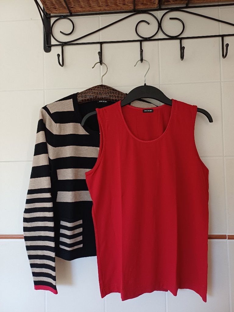 GERRY WEBER prachtig twinset, maat 38, Maat 38/40 (M), Overige kleuren, Ophalen of Verzenden, Zo goed als nieuw
