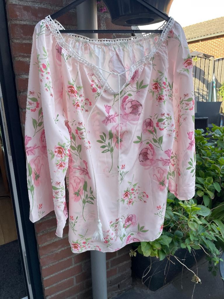 nieuw blouse mt 48, Kleding | Dames, Grote Maten, Ophalen of Verzenden, Nieuw, Roze, Blouse of Tuniek