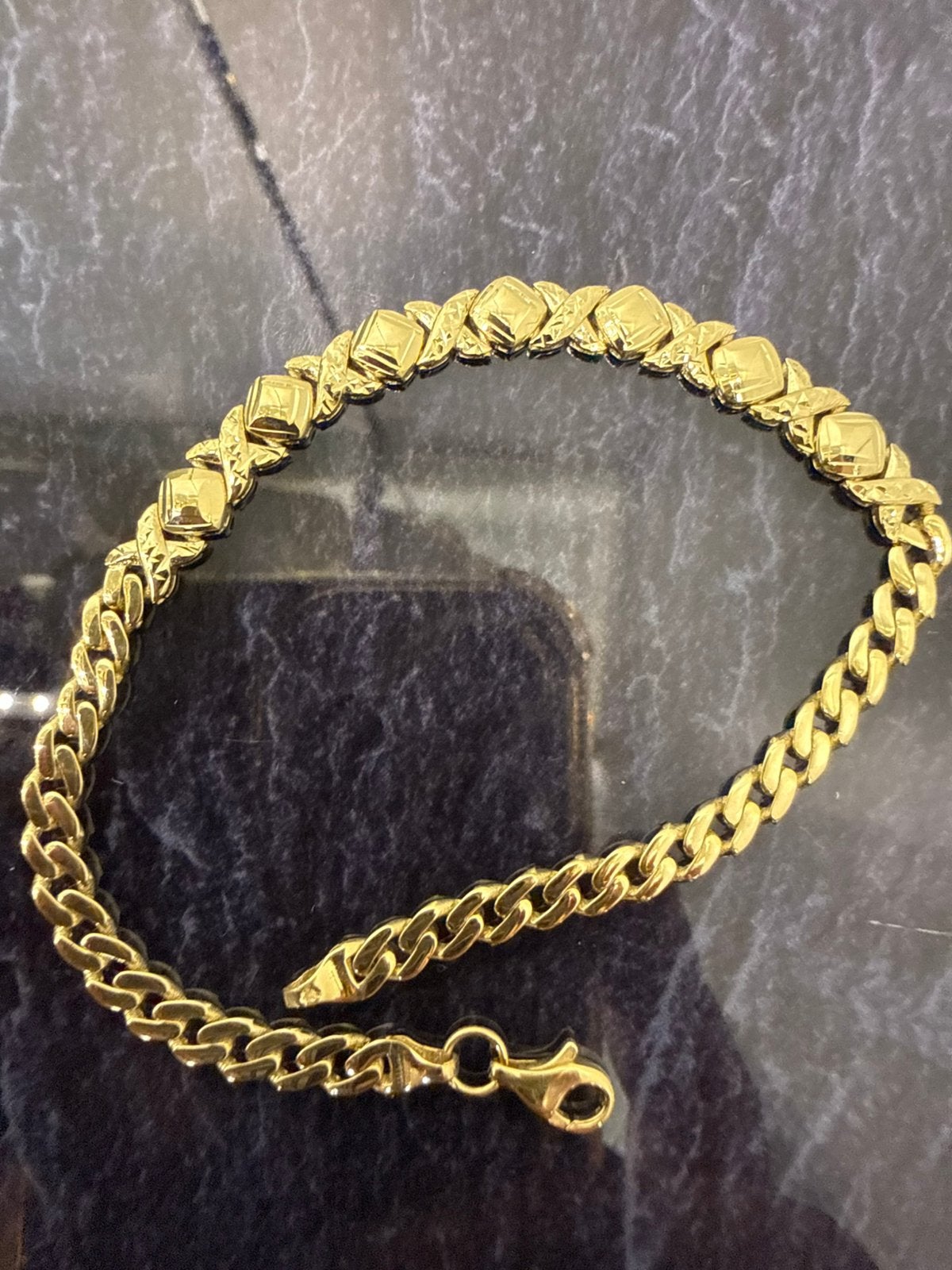 Prachtige 14 karaats gouden armband | ITALY, Ophalen of Verzenden, Zo goed als nieuw, Goud