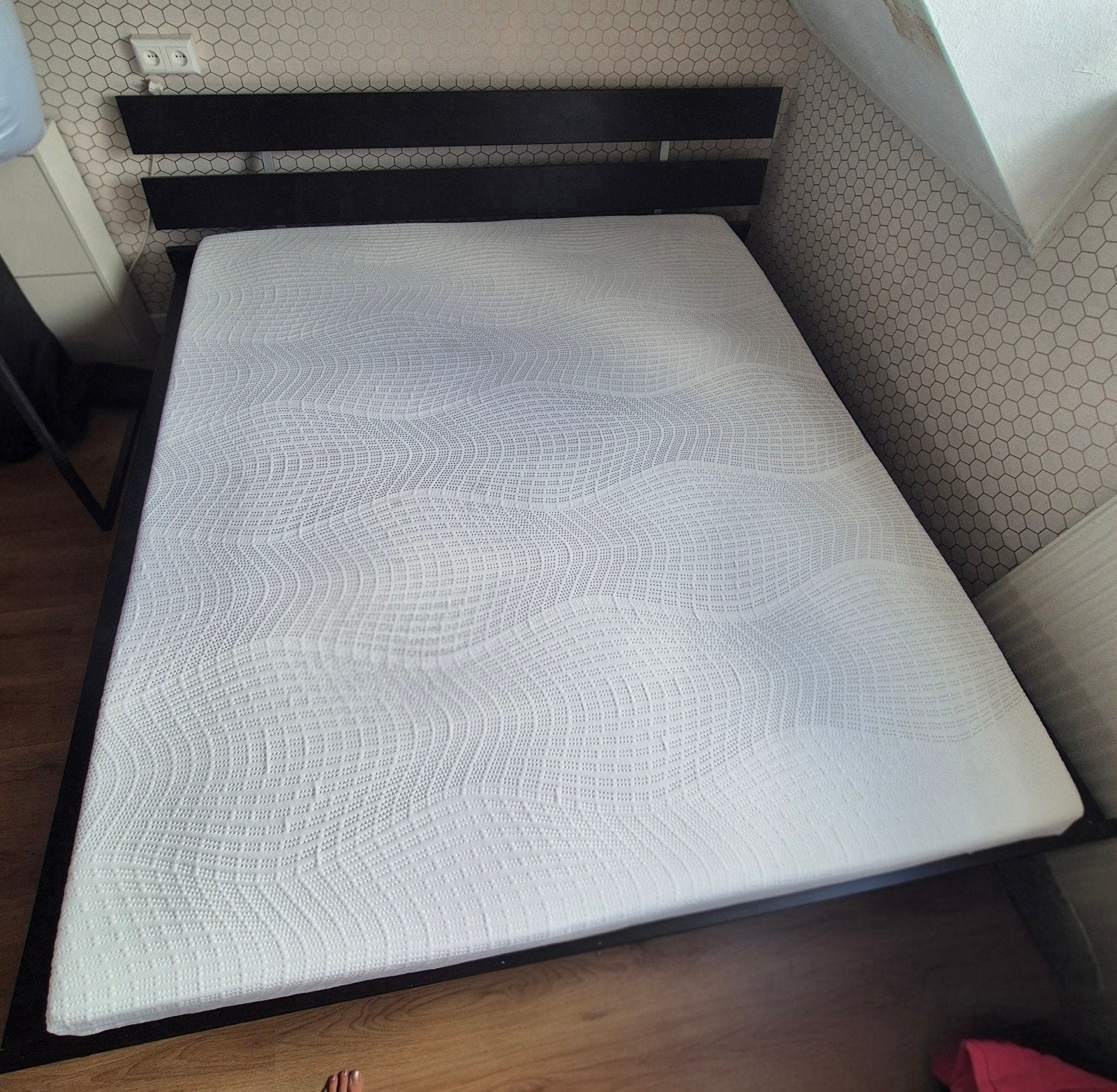 z.g.a.n.Tweepersoons matras 180x200, Ophalen, Tweepersoons, Zo goed als nieuw, Matras