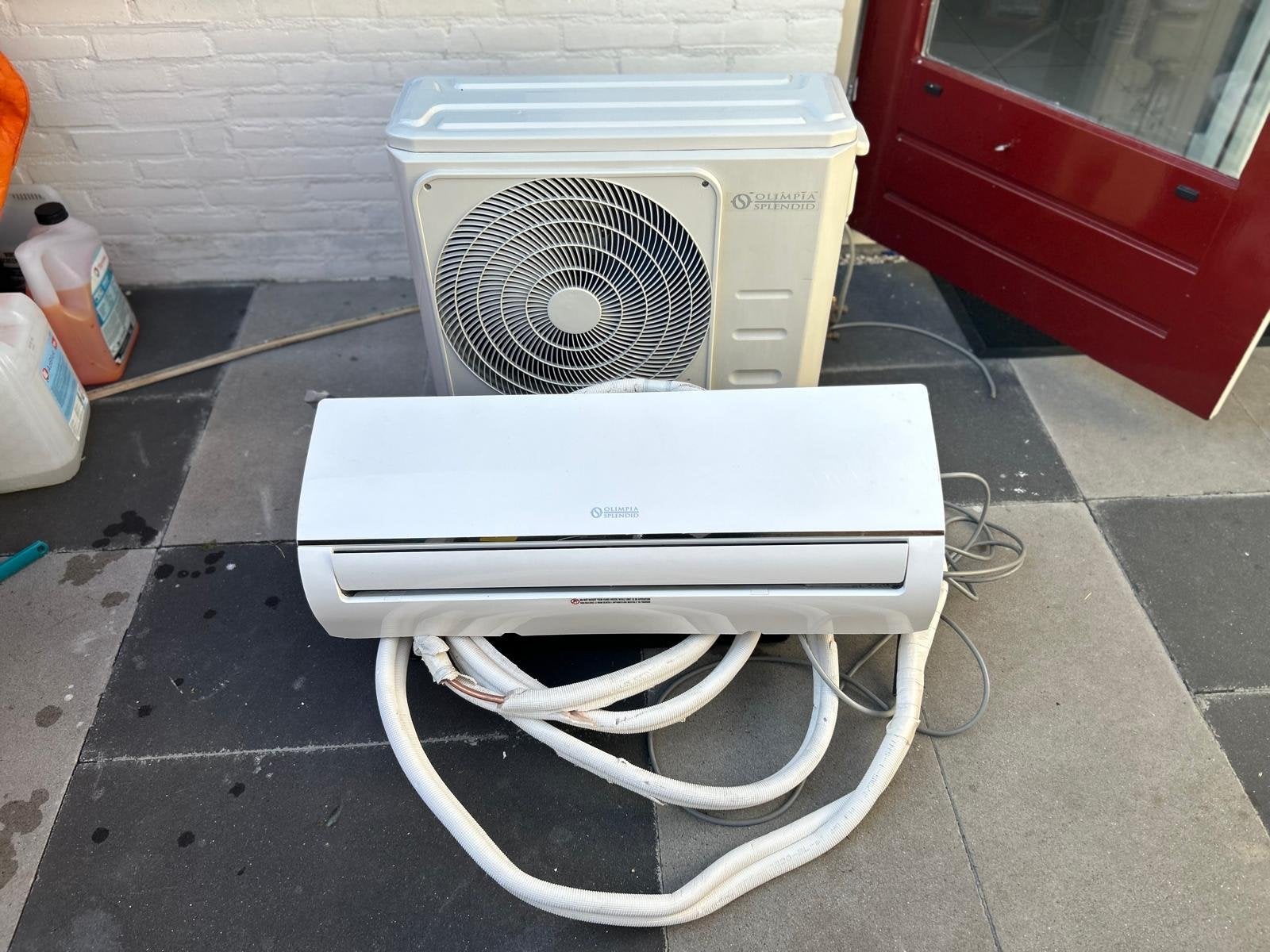 Olimpia Splendid Airco Split Unit - Uitstekend Werkend, Ophalen, Minder dan 60 m³, 3 snelheden of meer, Zo goed als nieuw