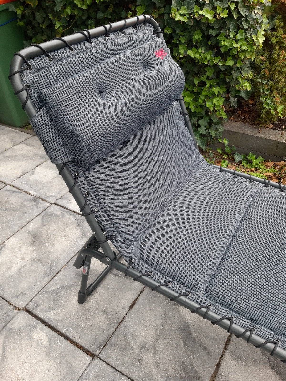 Crespo Air Deluxe ligbed met hoes, Ophalen, Zo goed als nieuw, Aluminium, Inklapbaar