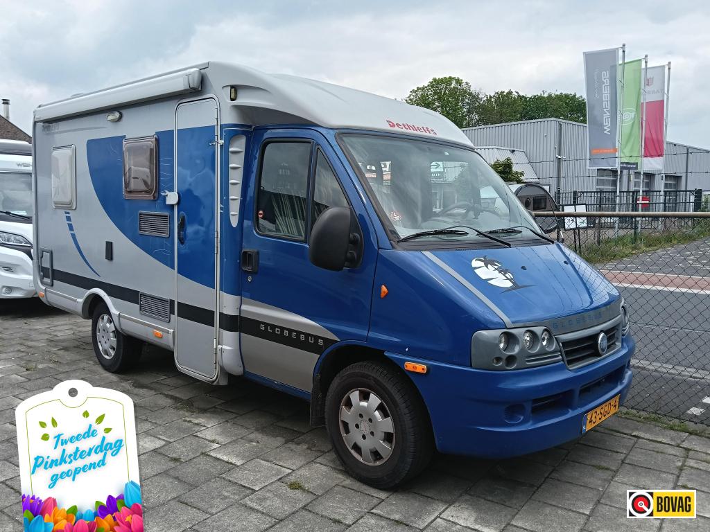 Dethleffs Globebus 2 FransBed Motorairco, Luifel, Ringverwarming, Fiat, Tot en met 2