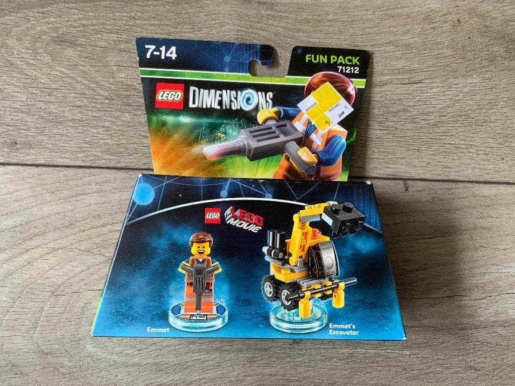 NIEUW The LEGO Movie Emmet LEGO Dimensions Fun Pack 71212, Avontuur en Actie, 2 spelers, Ophalen of Verzenden, Zo goed als nieuw
