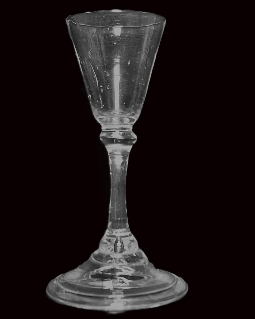 Luiks Cordial Glas Circa 1730, Antiek en Kunst, Antiek | Glas en Kristal, Ophalen of Verzenden