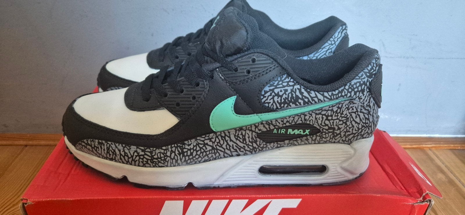 Nike Air Max 90 - Mt 44 - Custom Design, Overige kleuren, Nike, Nieuw, Ophalen of Verzenden