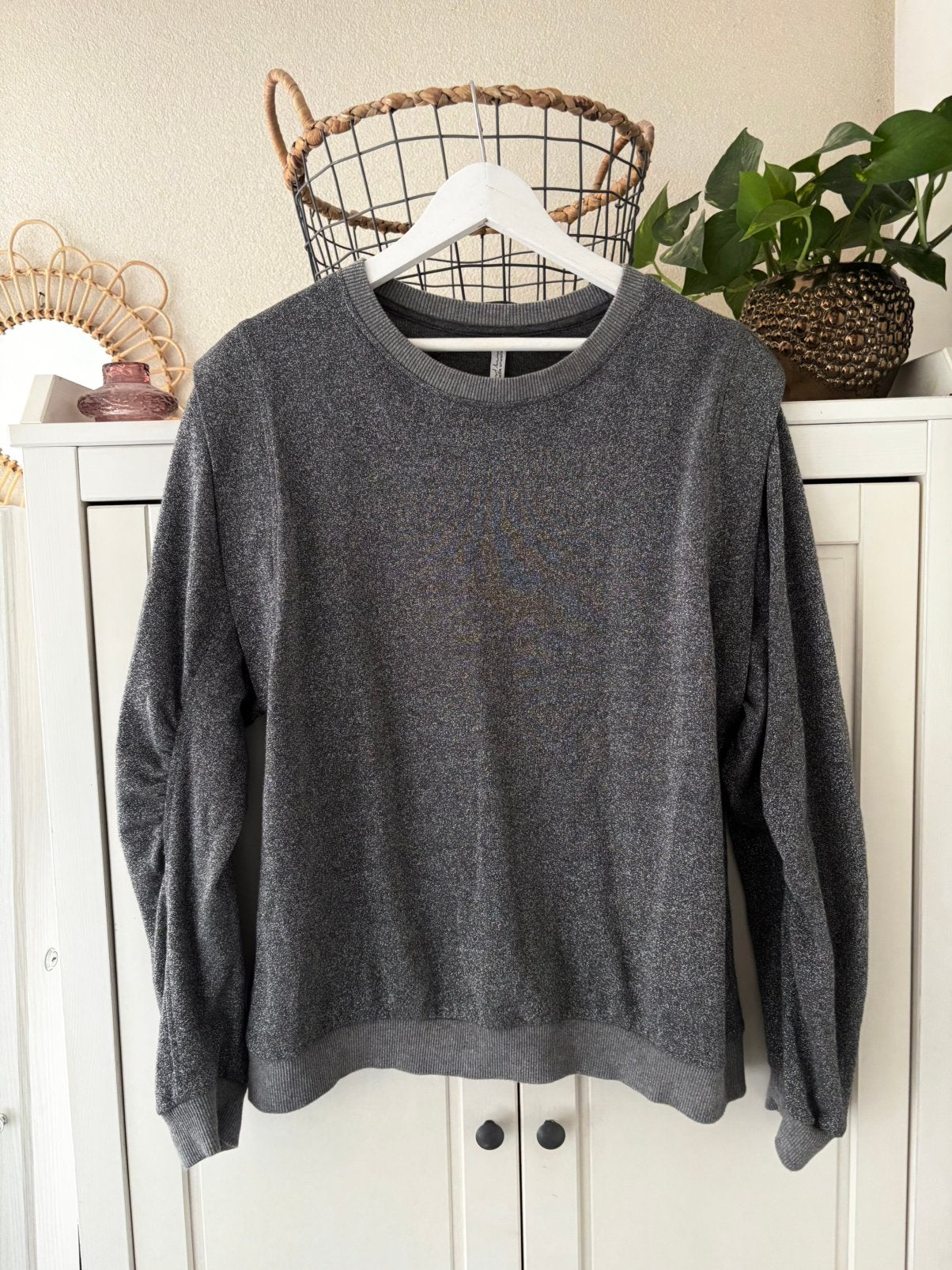 Summum grijs zilvere trui maat L, Kleding | Dames, Ophalen of Verzenden, Zo goed als nieuw, Maat 42/44 (L), Grijs
