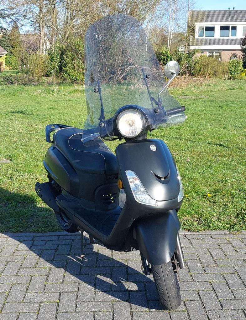 Sym Fiddle - 2019, Fietsen en Brommers, Scooters | SYM, Ophalen, Gebruikt, Benzine, Fiddle