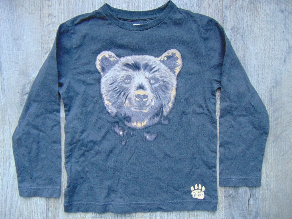Mayoral longsleeve bruine beer maat 116 T-shirt lang mouw, Mayoral, Ophalen of Verzenden, Zo goed als nieuw, Shirt of Longsleeve