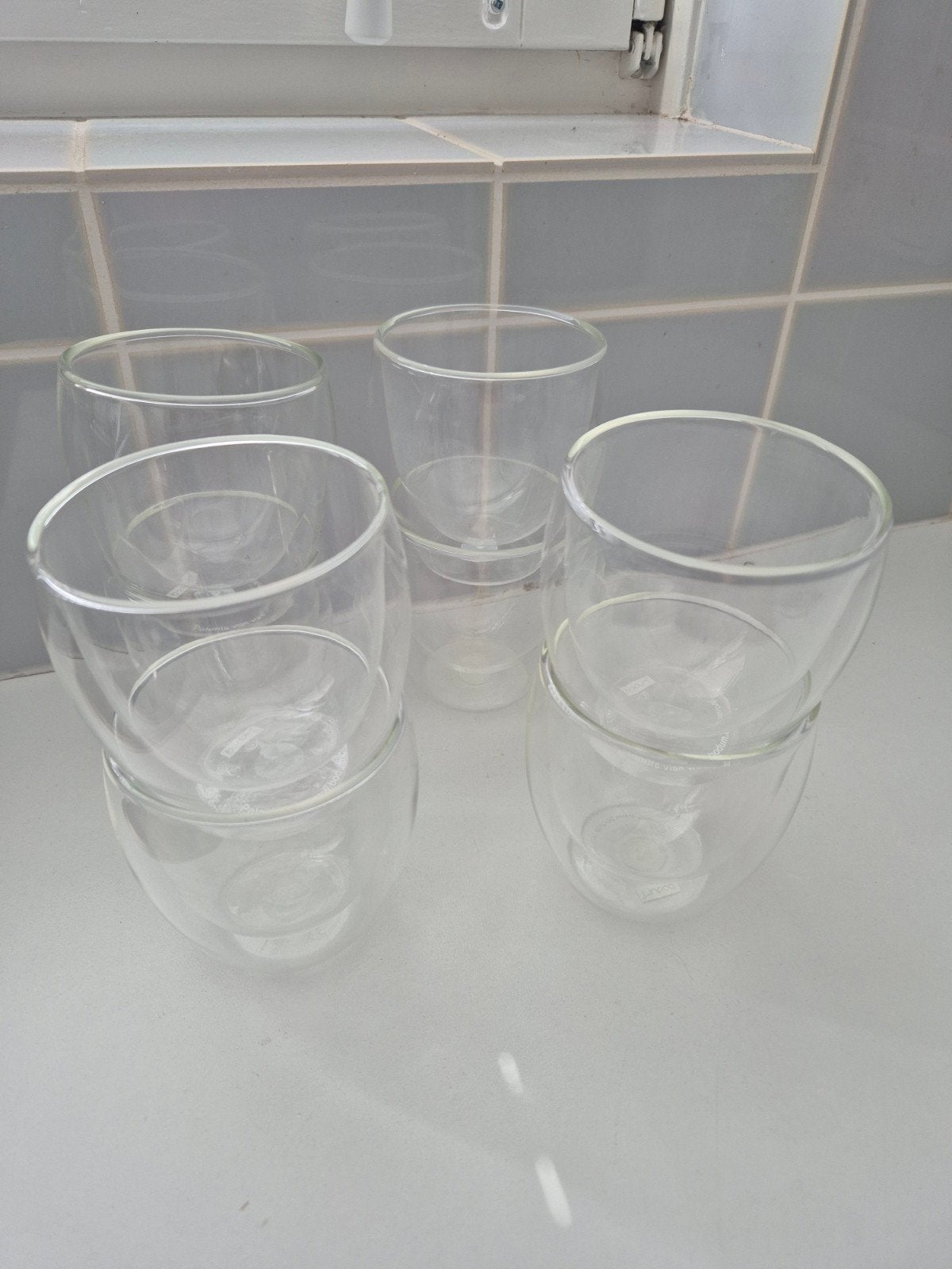 8 bodum koffieglazen, Ophalen, Zo goed als nieuw, Overige typen