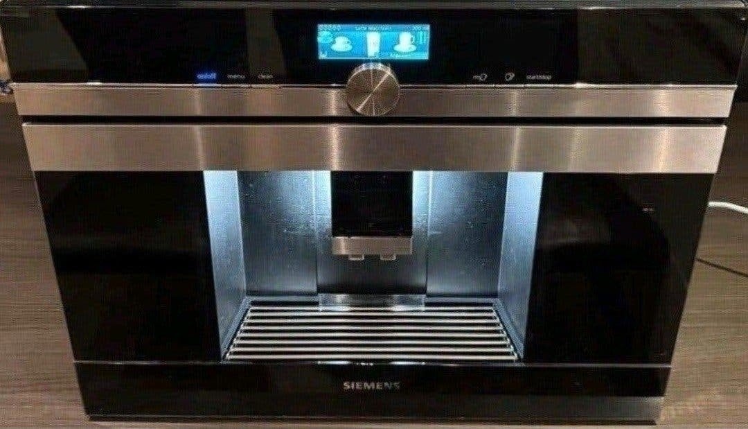 Siemens CT636LES1 Inbouw Koffiemachine.  
Stijlvolle Si
Stij, Afneembaar waterreservoir, Gebruikt, Koffiemachine, 2 tot 4 kopjes