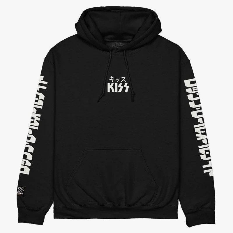 KISS HOODIE ROCK AND ROLL ALL NITE SIZE LARGE, Ophalen of Verzenden, Nieuw, Maat 52/54 (L), Zwart