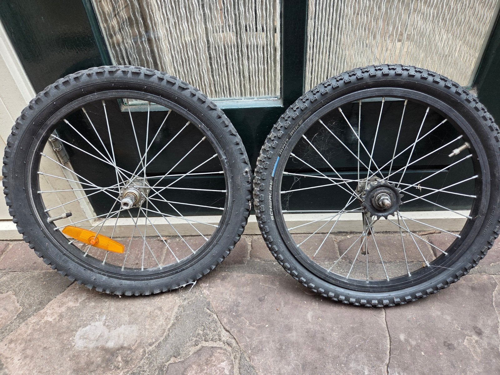 18 inch velgen voor fiets, bolderkar, viskar - zgan, Kinderfiets, Staal, Zo goed als nieuw, Ophalen