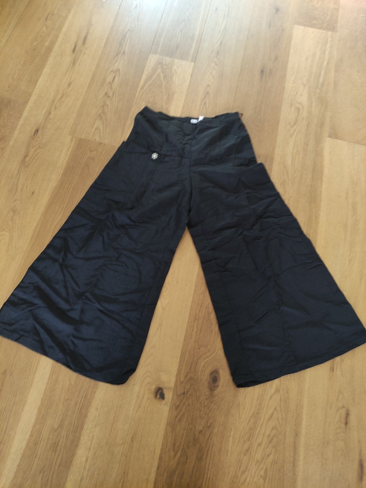 Tence, wijde, zwarte broek, Maat 38/40 (M), Zwart, Tence, Ophalen of Verzenden