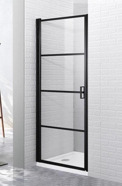 Sani Clear Douchedeur Zwart Industrieel 100 x200cm, Ophalen, Nieuw, Glas, Douche