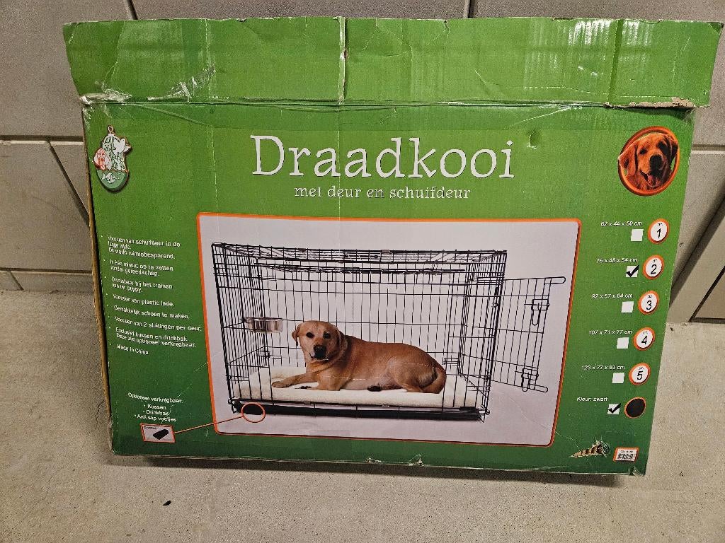 kooi hond, Ophalen, Zo goed als nieuw