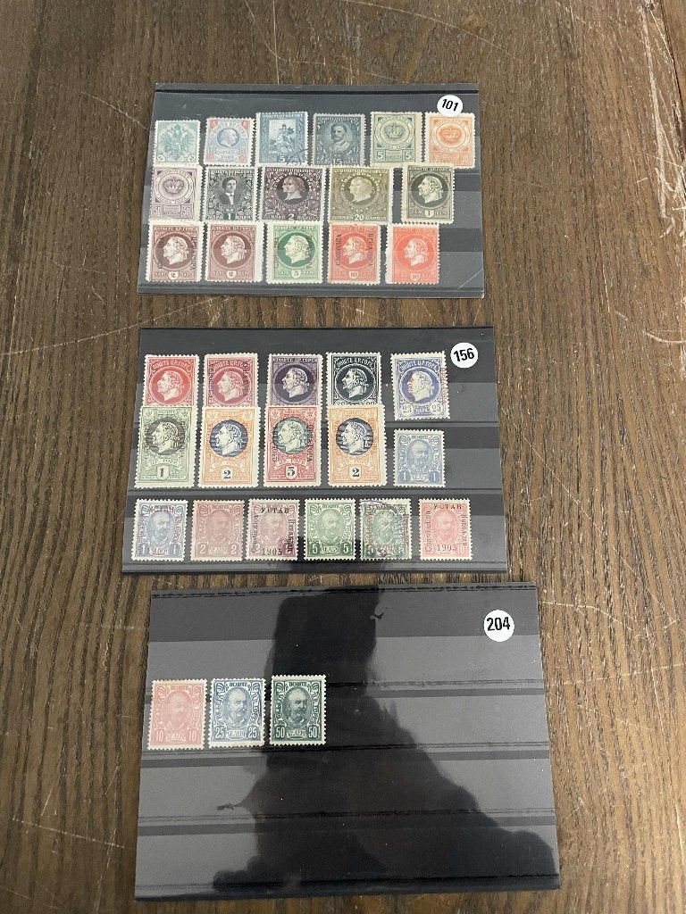 postzegels Montenegro hele oude postzegels (101-156-204), Postzegels en Munten, Postzegels | Volle albums en Verzamelingen, Verzenden