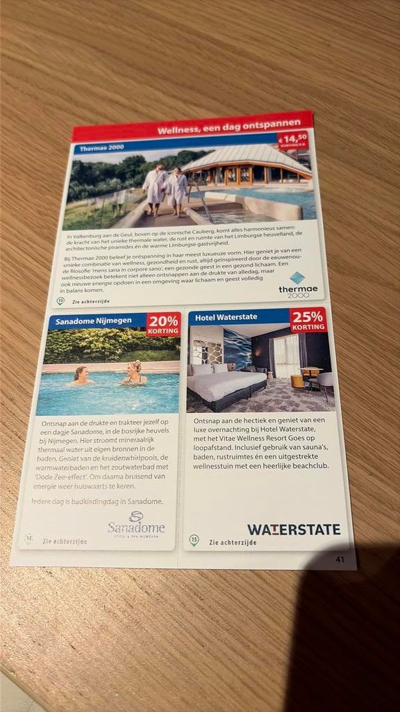 Welness sauna korting, Tickets en Kaartjes, Eén persoon, Kortingsbon, Spa of Sauna
