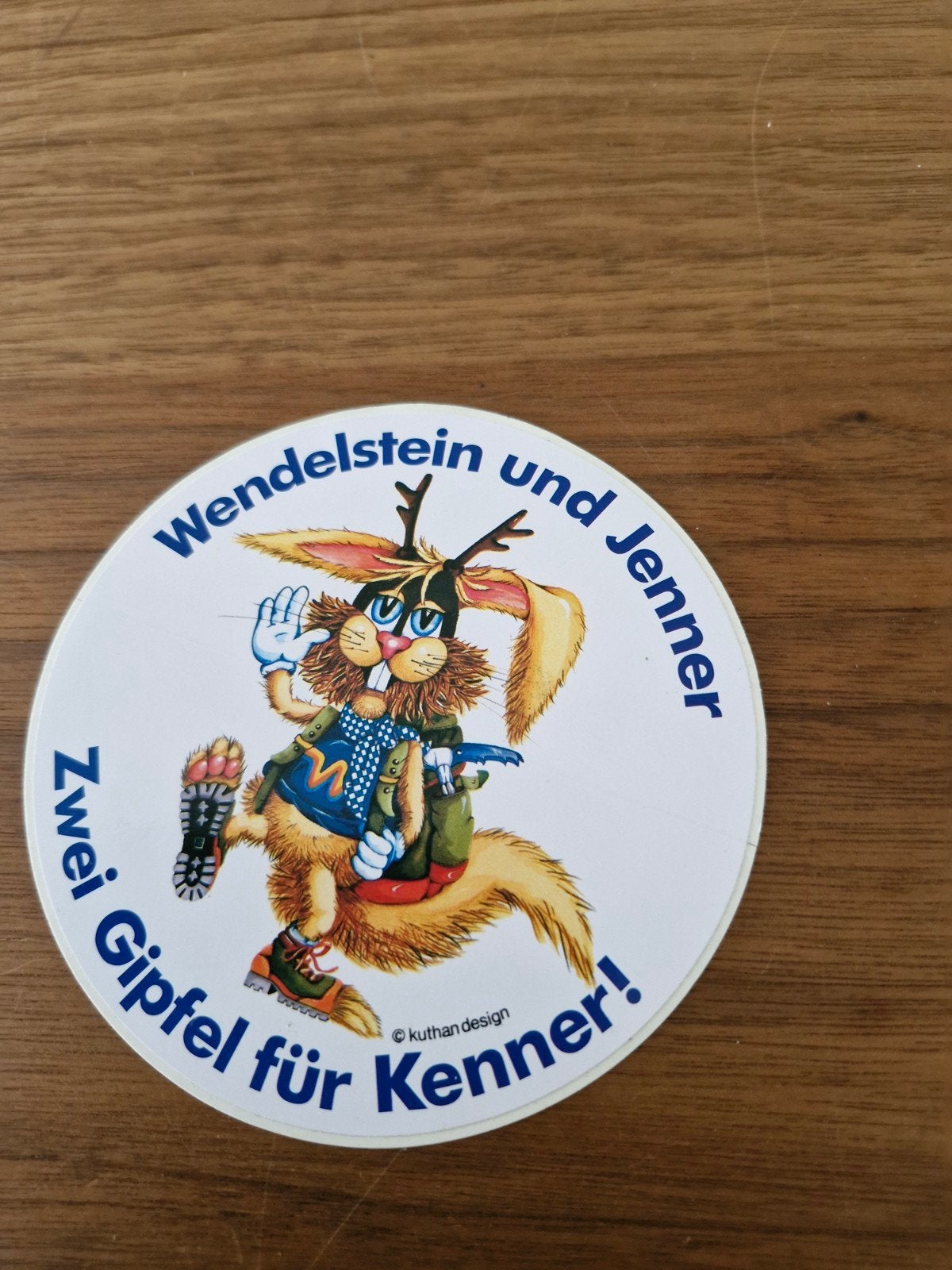 11175  Sticker: Wendelstein und Jenner - Twee Toppen voor K, Ophalen of Verzenden, Zo goed als nieuw, Overige typen