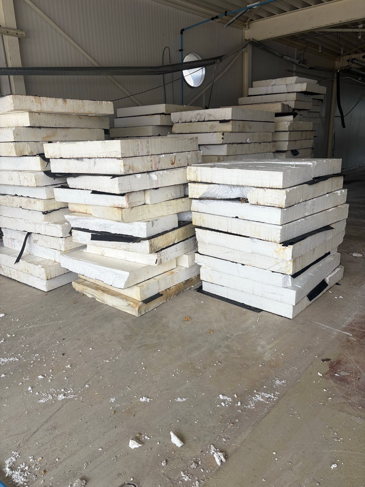 Gebruikte piepschuim isolatieplaten (Tempex) 1000m2, Ophalen, Gebruikt, 12 cm of meer, 15 m² of meer