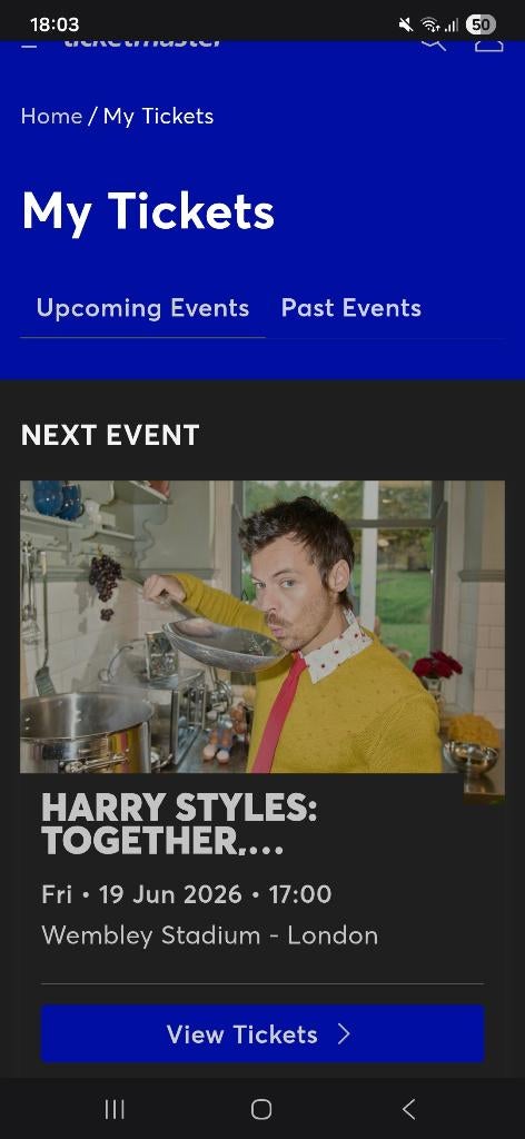 Harry Styles Front GA South VIP Disco Package London 19 juni, Tickets en Kaartjes, Eén persoon, November