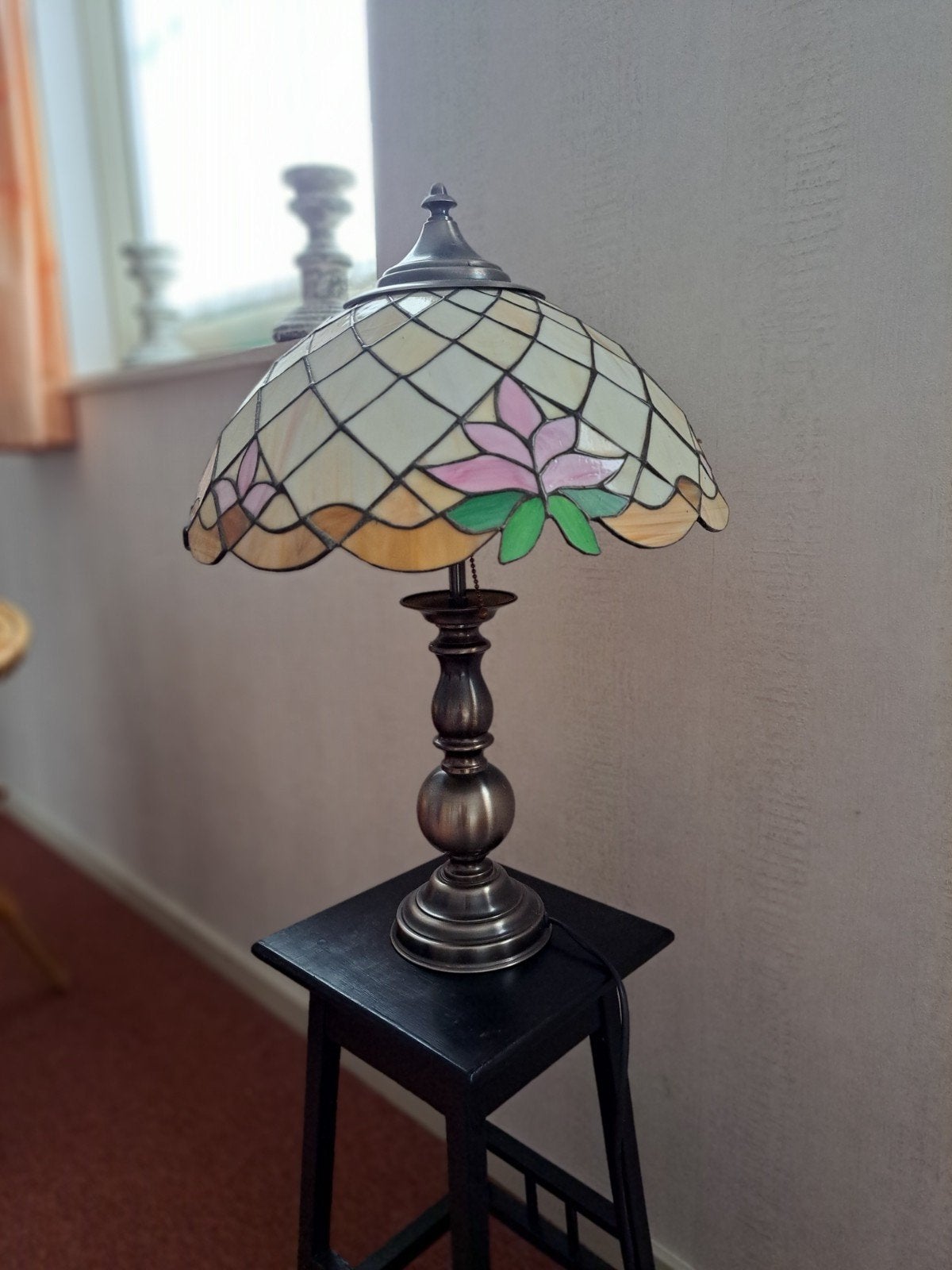Glas in lood lamp, Ophalen, Glas