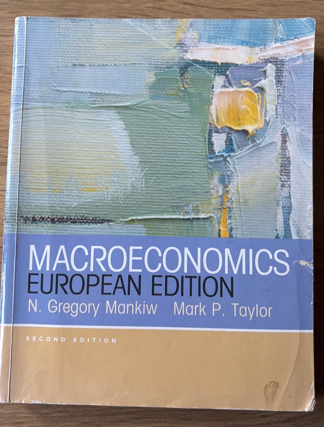 Macroeconomics European edition, Mankiw en Taylor, Boeken, Studieboeken en Cursussen, Ophalen of Verzenden, Beta, Gelezen, WO