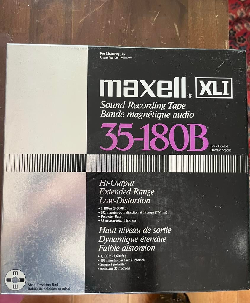 Maxell - Sound Recording Tape, Audio, Tv en Foto, Bandrecorders, Ophalen of Verzenden