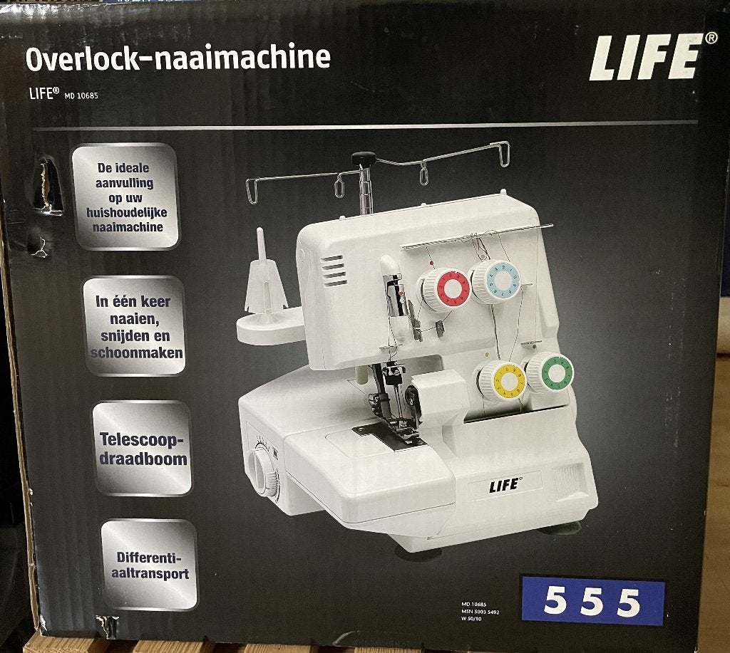 overlock naaimachine als nieuw, Hobby en Vrije tijd, Ophalen of Verzenden, Zo goed als nieuw, Lockmachine, Overige merken