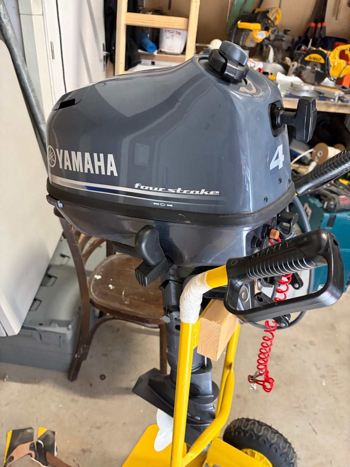 Yamaha 4pk Fourstroke Buitenboordmotor, Watersport en Boten, Ophalen, Minder dan 5 pk, Viertaktmotor, Zo goed als nieuw