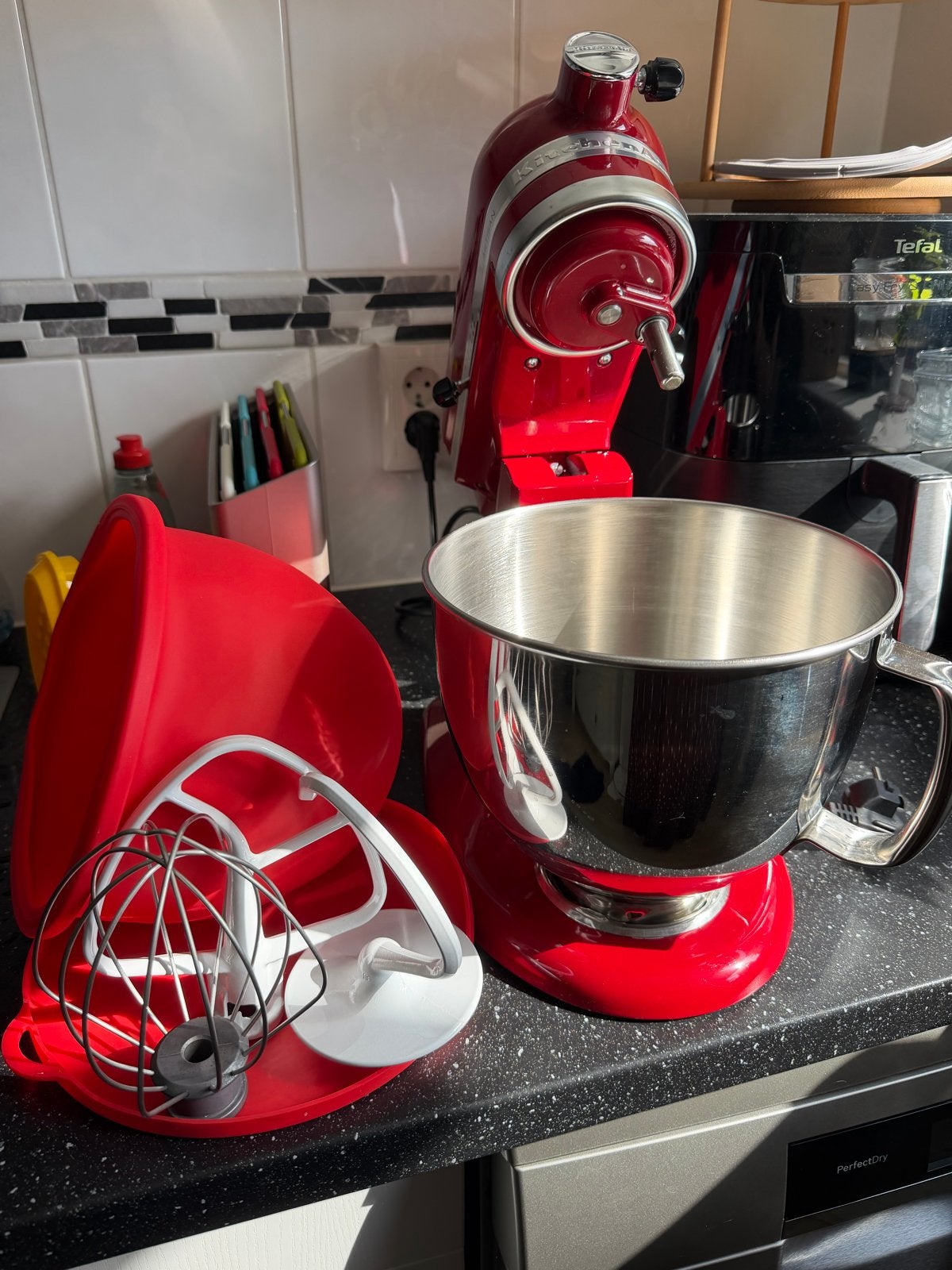 KitchenAid Artisan Mixer, Witgoed en Apparatuur, Keukenmixers, Ophalen, 4 liter of meer, 3 snelheden of meer, Zo goed als nieuw