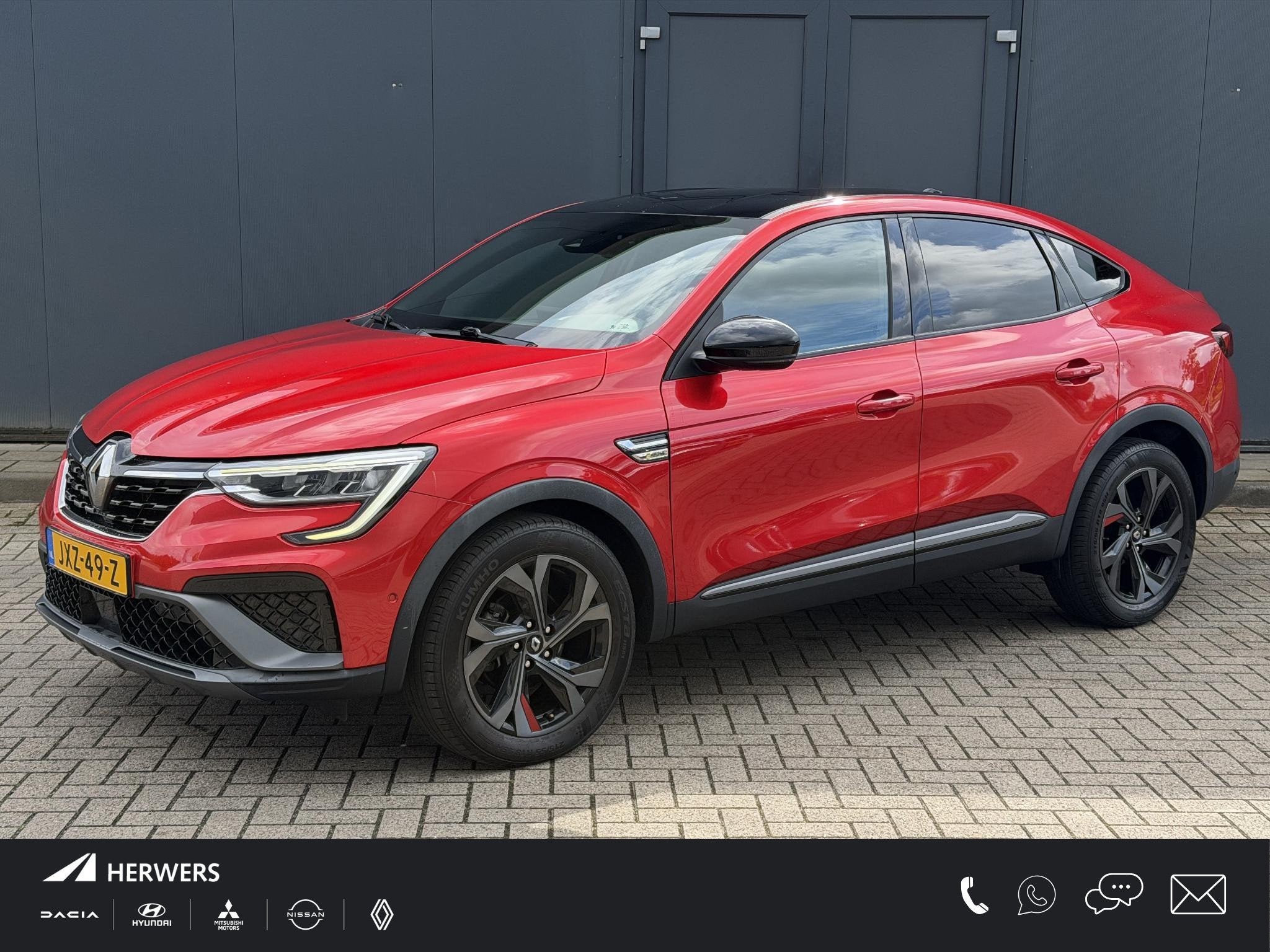Renault Arkana 1.6 E-Tech Hybrid 145 R.S. Line / Adaptieve C, Auto's, Renault, Arkana, Gebruikt, Bedrijf, Hybride Elektrisch/Benzine