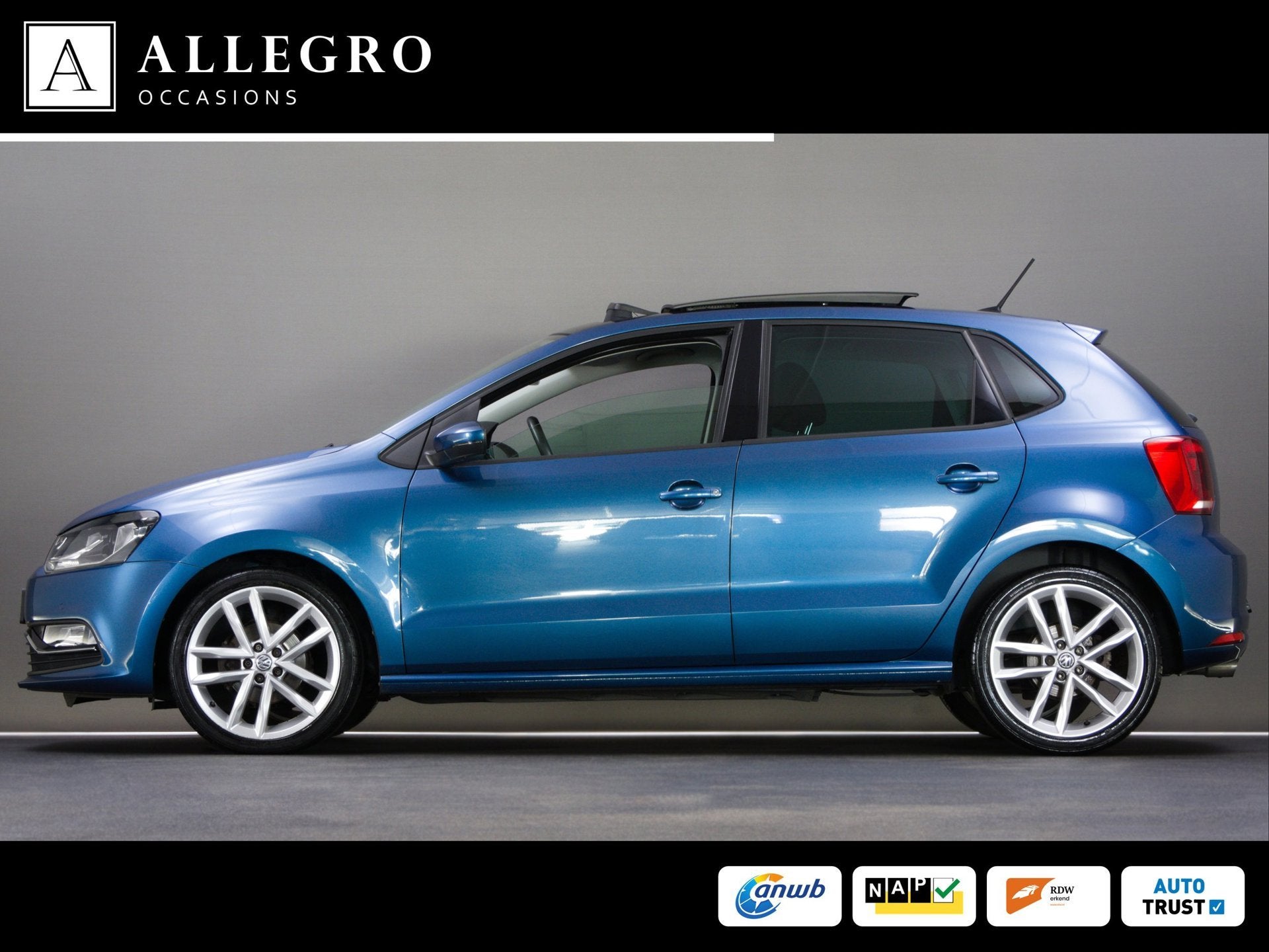 Volkswagen Polo 1.2 TSI Highline (PANORAMADAK, CRUISE CONTRO, Stof, 4 cilinders, Origineel Nederlands, Bedrijf