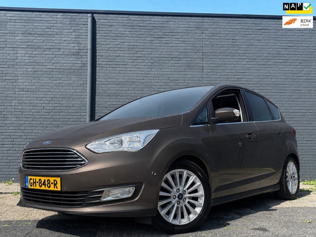 Ford C-Max 1.5 Titanium | Automaat | Pano | Camera, 15 km/l, Euro 6, Bruin, Origineel Nederlands
