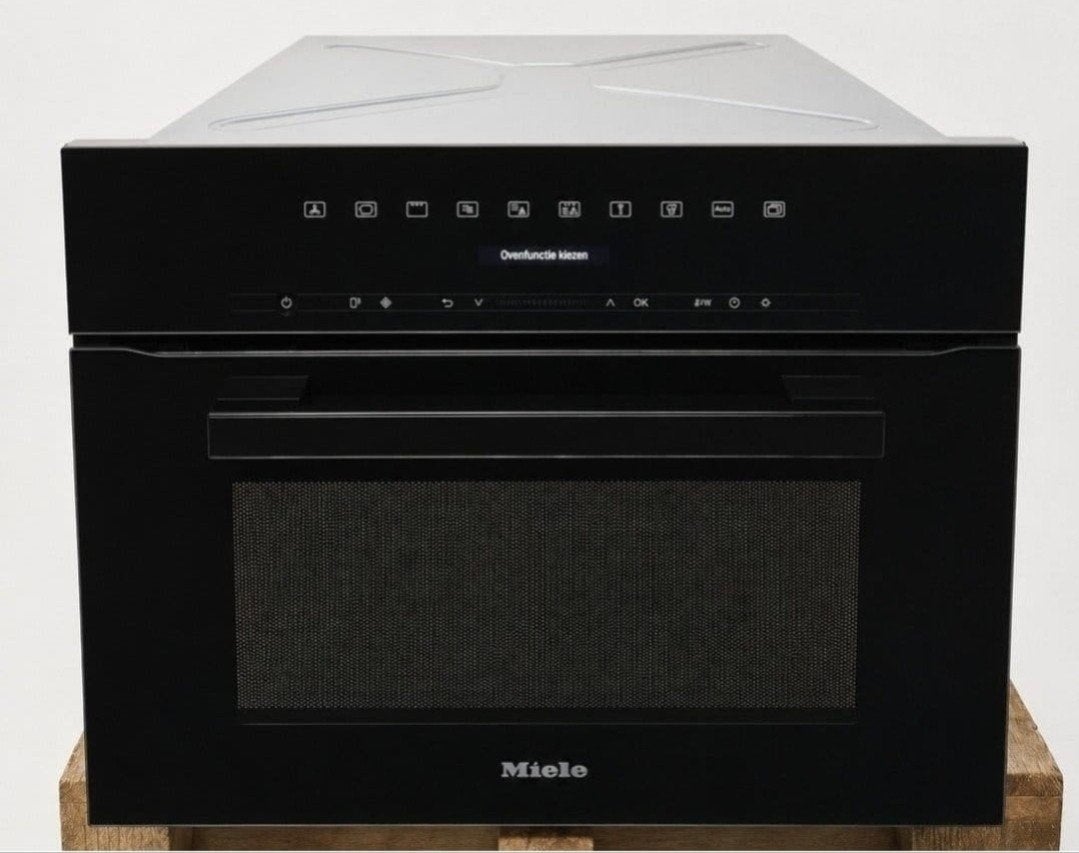 Miele H 7240 BM combi-oven / combimagnetron – zwart, 45 tot 50 cm, Gebruikt, Ophalen of Verzenden, Combi-oven