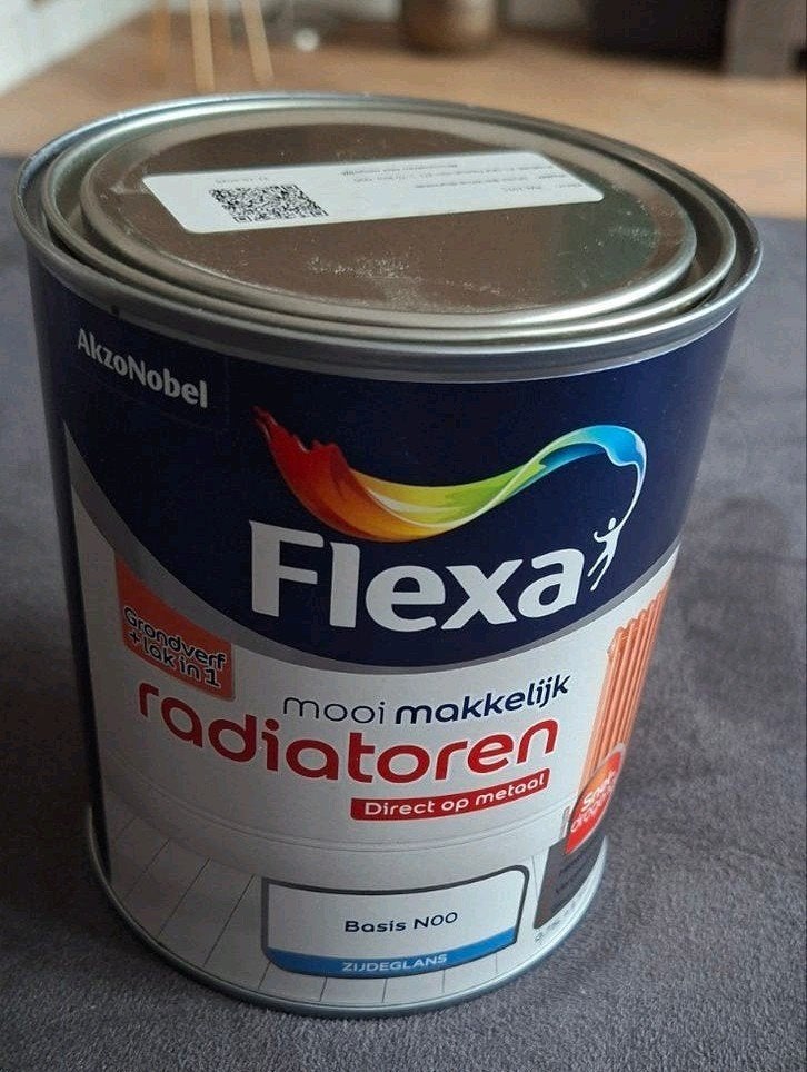 Flexa Radiatoren Zijdeglans Verf RAL 7016 - 0.75L, Ophalen of Verzenden, Nieuw, Overige typen