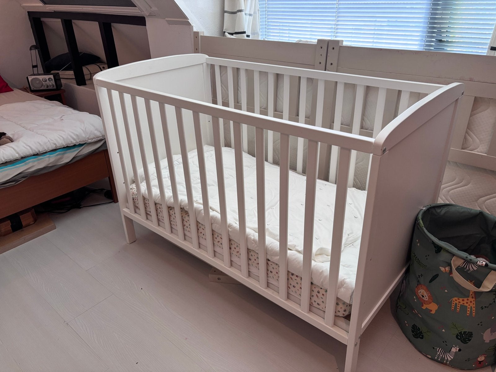 Ledikant met matras - 60x120, goede staat, Ophalen, Gebruikt, Ledikant