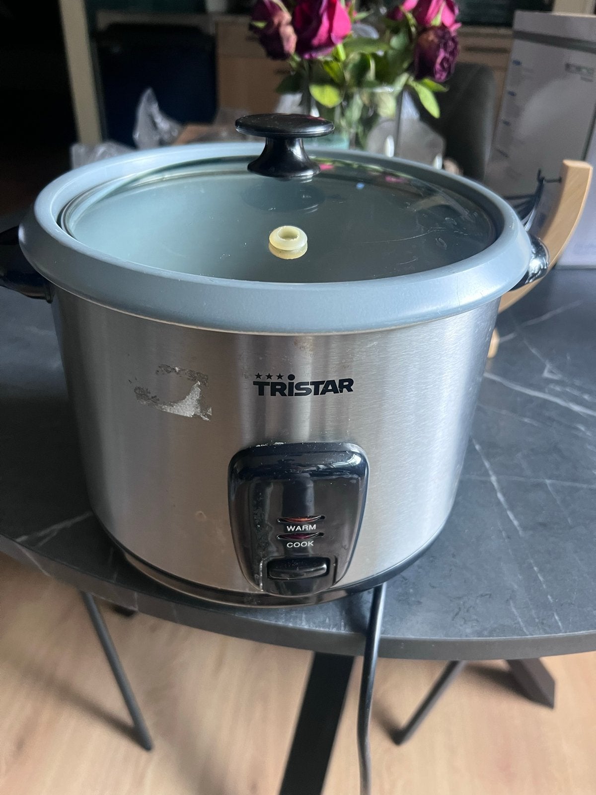 Tristar rijstkoker, Ophalen, Gebruikt