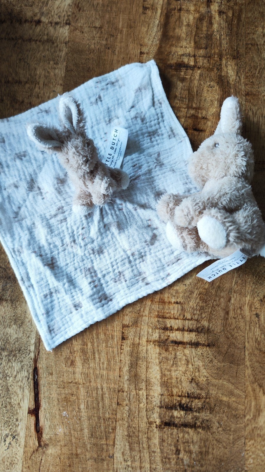 Little Dutch knuffeldoekje met konijntje, Ophalen of Verzenden, Zo goed als nieuw
