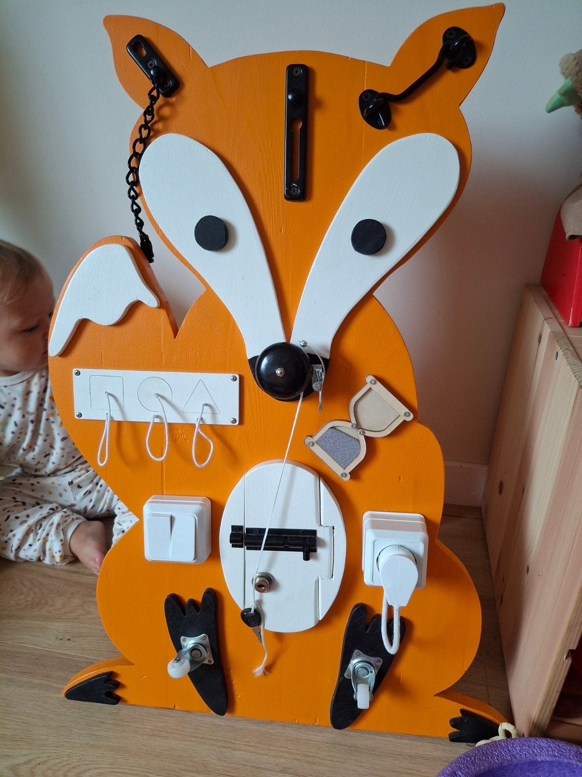busy board fox / vos, Ophalen of Verzenden, Zo goed als nieuw, Puzzelen