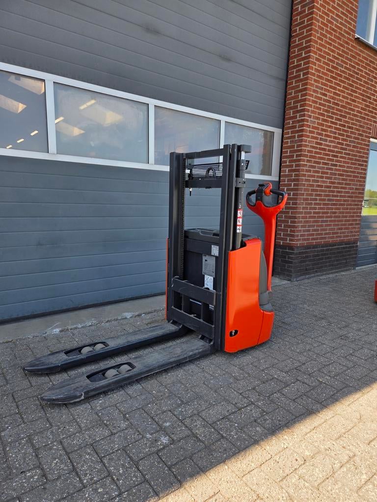 Linde L10 stapelaar Duplex 2100 mm 2018, Doe-het-zelf en Verbouw, Palletwagens en Pompwagens, Ophalen of Verzenden, Zo goed als nieuw