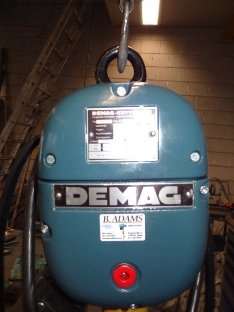DEMAG ketting takel 250 kg kraannr. 6, Doe-het-zelf en Verbouw, Ophalen, Zo goed als nieuw, Elektrisch