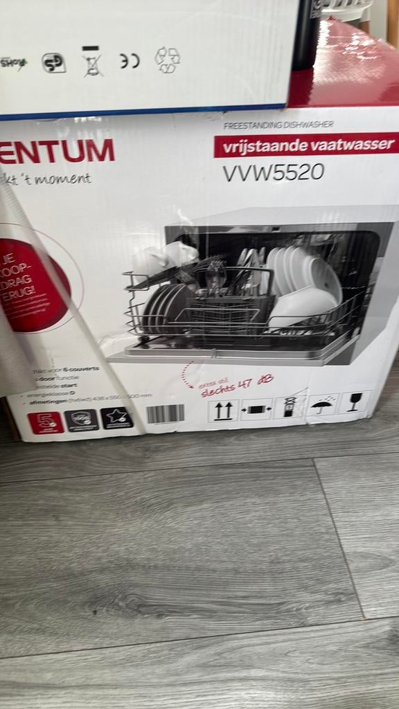 Inventum VVW5520- new in the box, Witgoed en Apparatuur, Vaatwasmachines, Ophalen of Verzenden, Nieuw