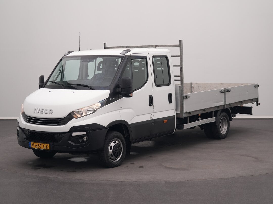 Iveco Daily 50C18 4X2 Open 3,0L Automaat Dubbel Cabine Open, Auto's, Automaat, Gebruikt, Euro 6, 4 cilinders