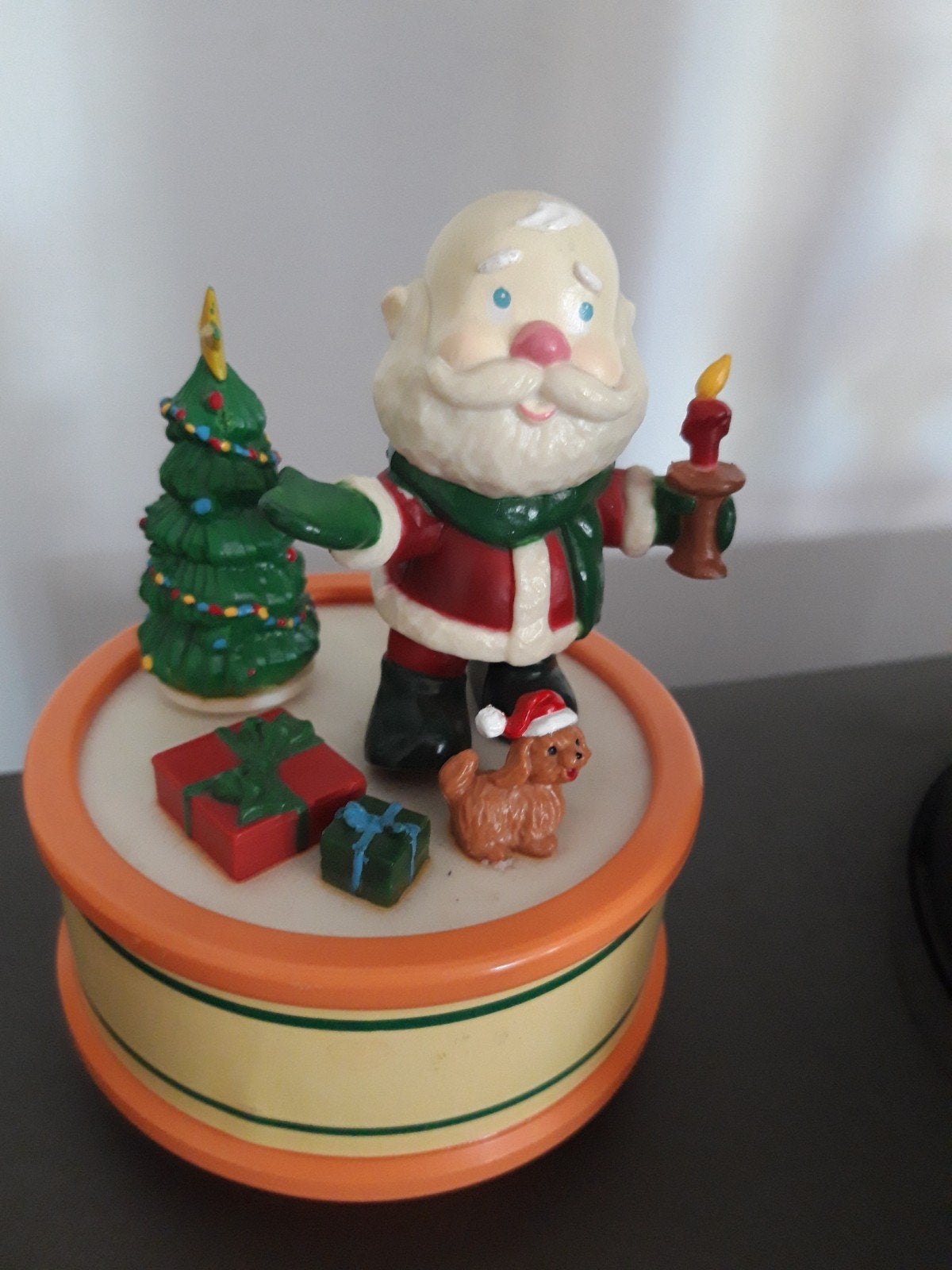 Muziekdoosje. Kerstman. Vintage., Diversen, Kerst, Ophalen of Verzenden