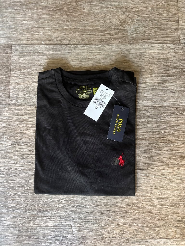 Tee-shirt Ralph Lauren, Ralph Lauren Polo, Maat 48/50 (M), Zwart, Nieuw